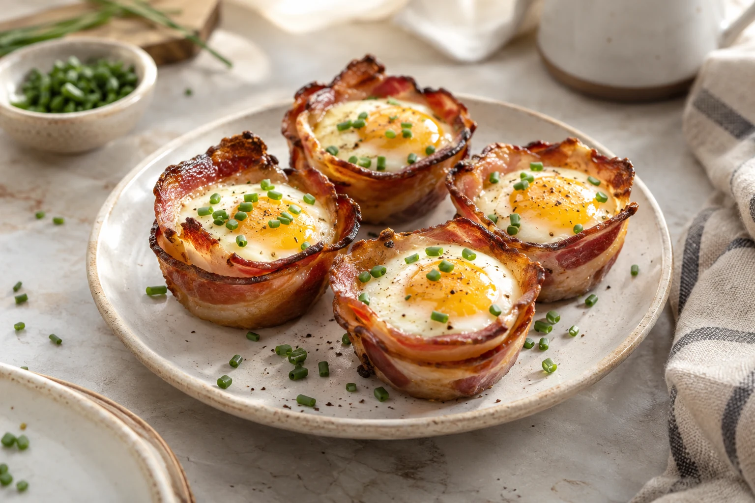 Bacon Egg Cups (AI-generated image)