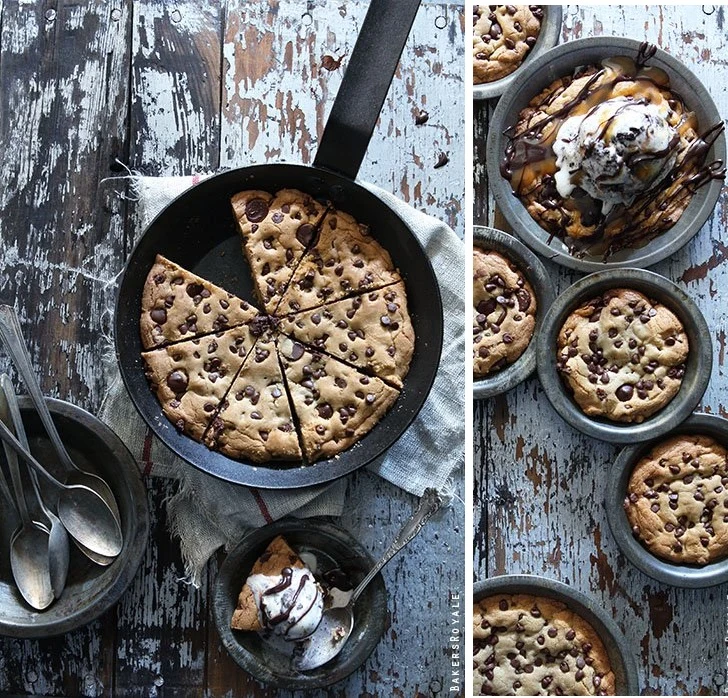 Skillet Chocolate Chip Cookie