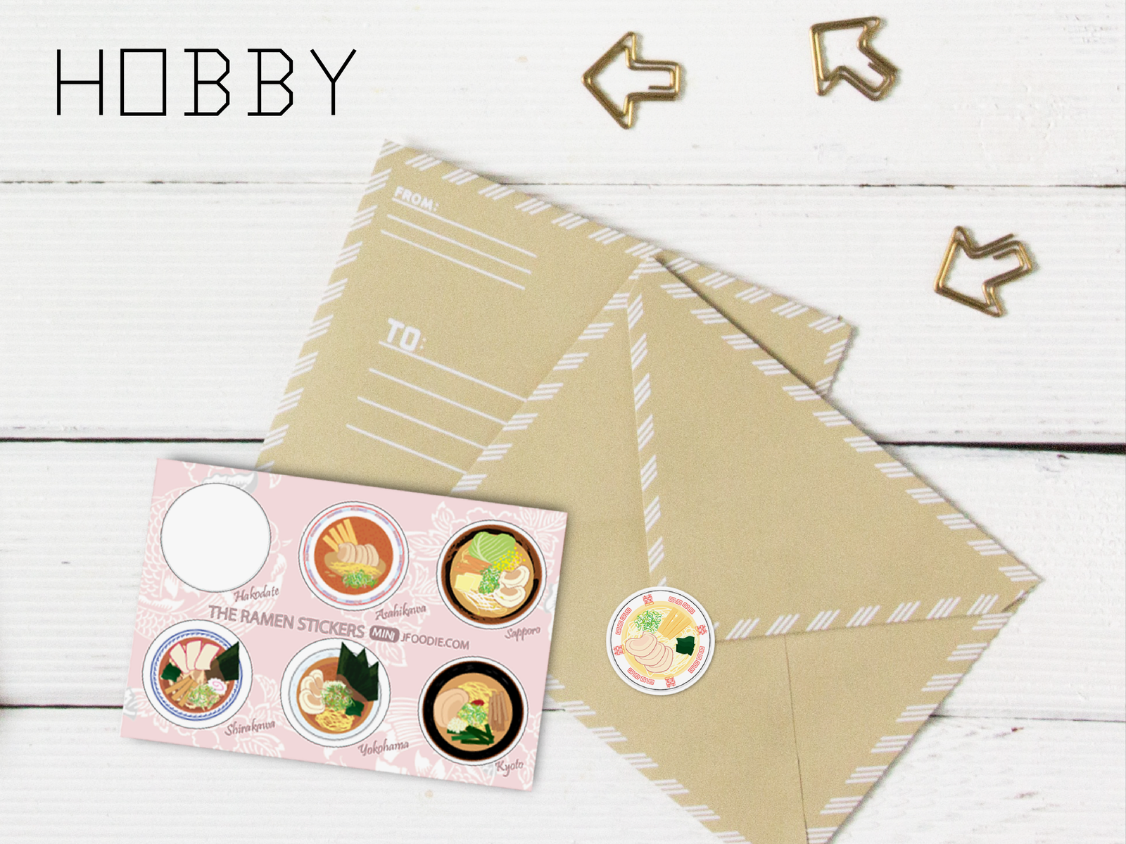 Ramen Sticker Bundle, 2 sheets, 5- 2x2inch sticker — view 10