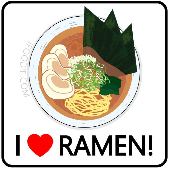 Ramen Sticker Bundle, 2 sheets, 5- 2x2inch sticker — view 7