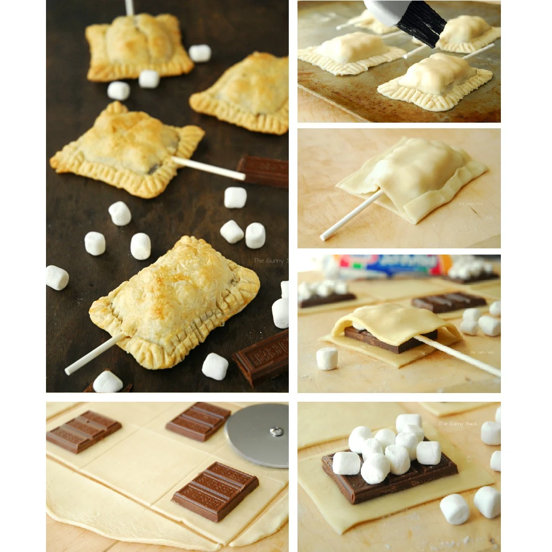 Mini S’more Pie Pops Recipe
