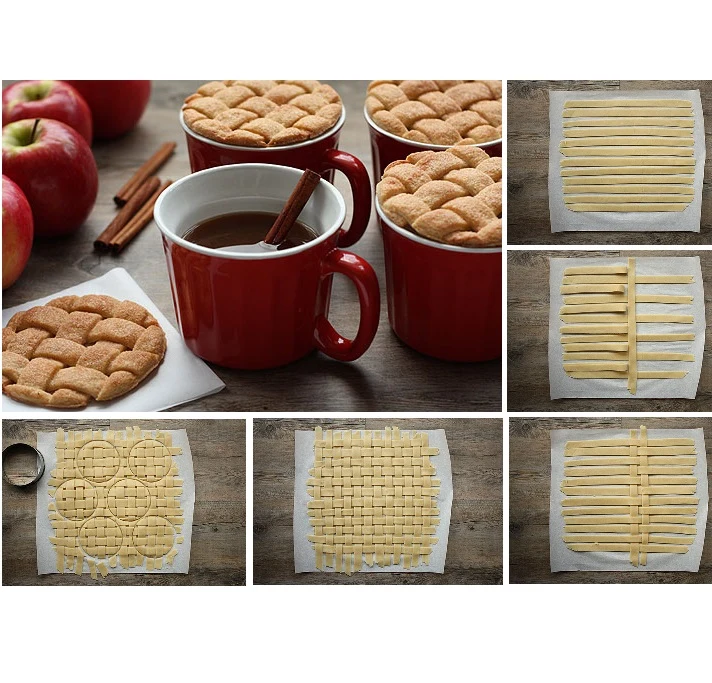 Fancy Pie Dough Lattice Cookies