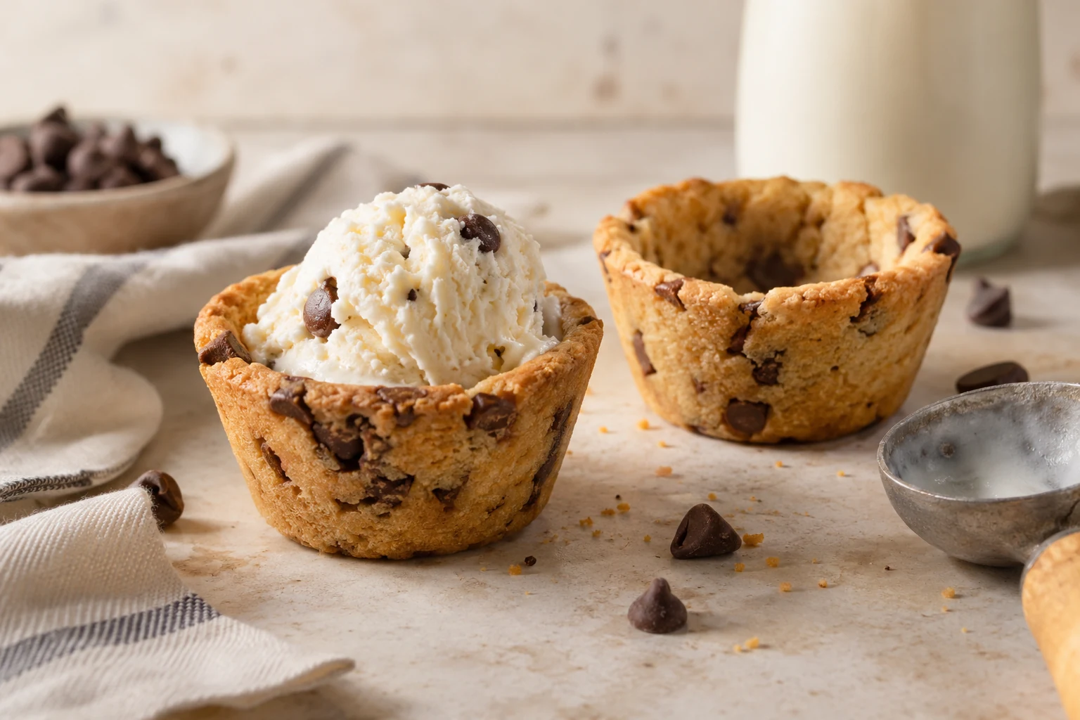 How to Make a Cookie Bowl? (AI-generated image)