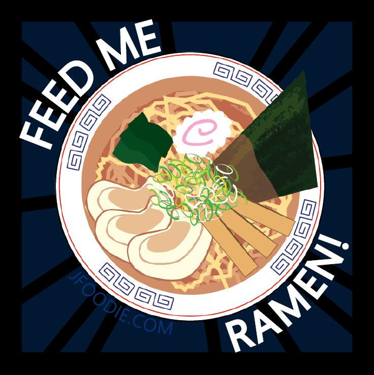 Ramen Sticker Bundle, 2 sheets, 5- 2x2inch sticker — view 5