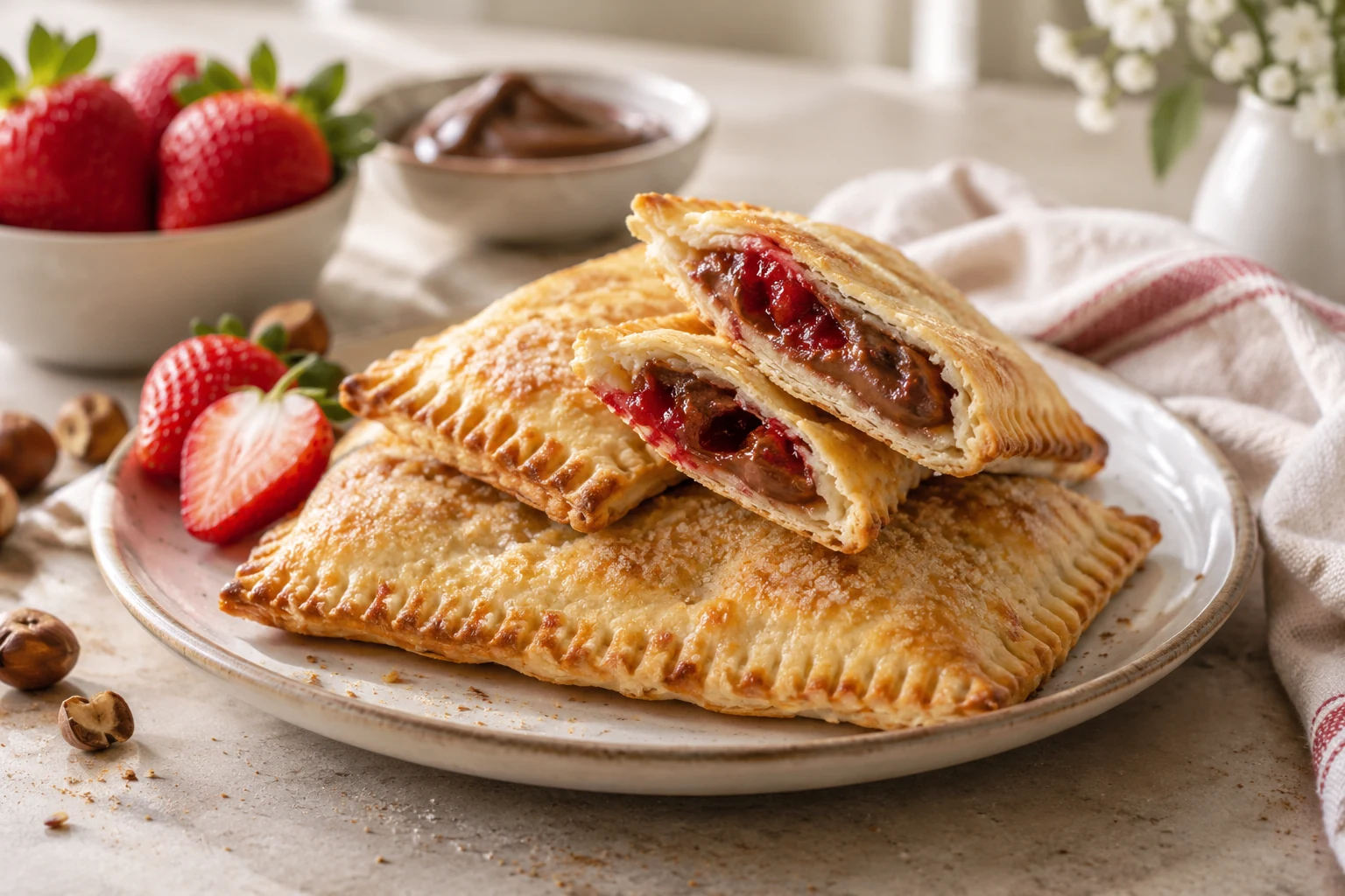 Strawberry Nutella Poptarts (AI-generated image)