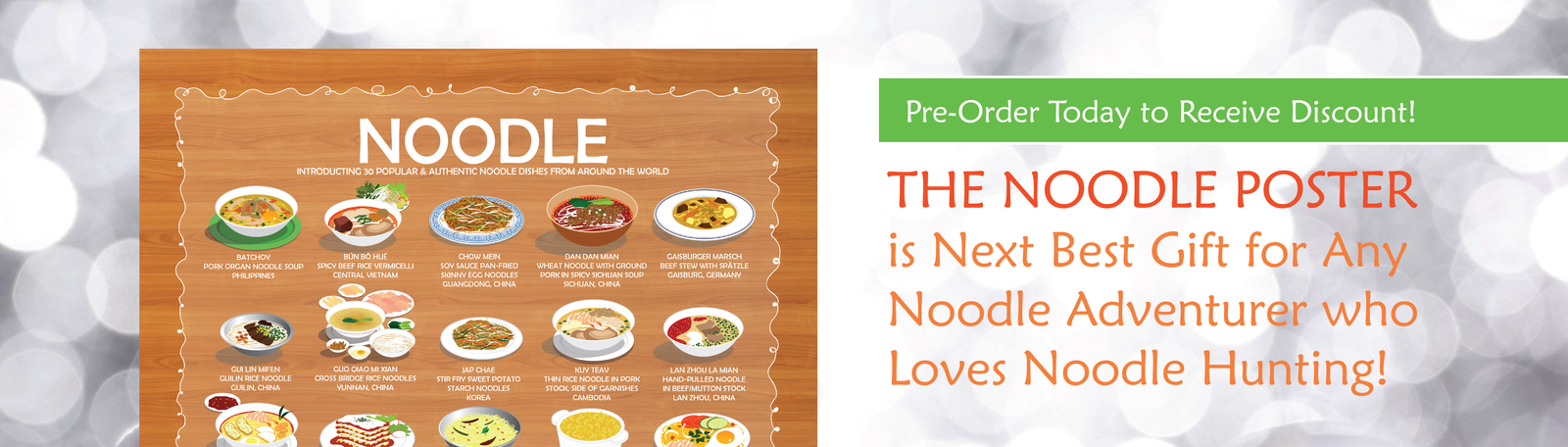 The Noodle Poster — original SweeTooth promotional artwork