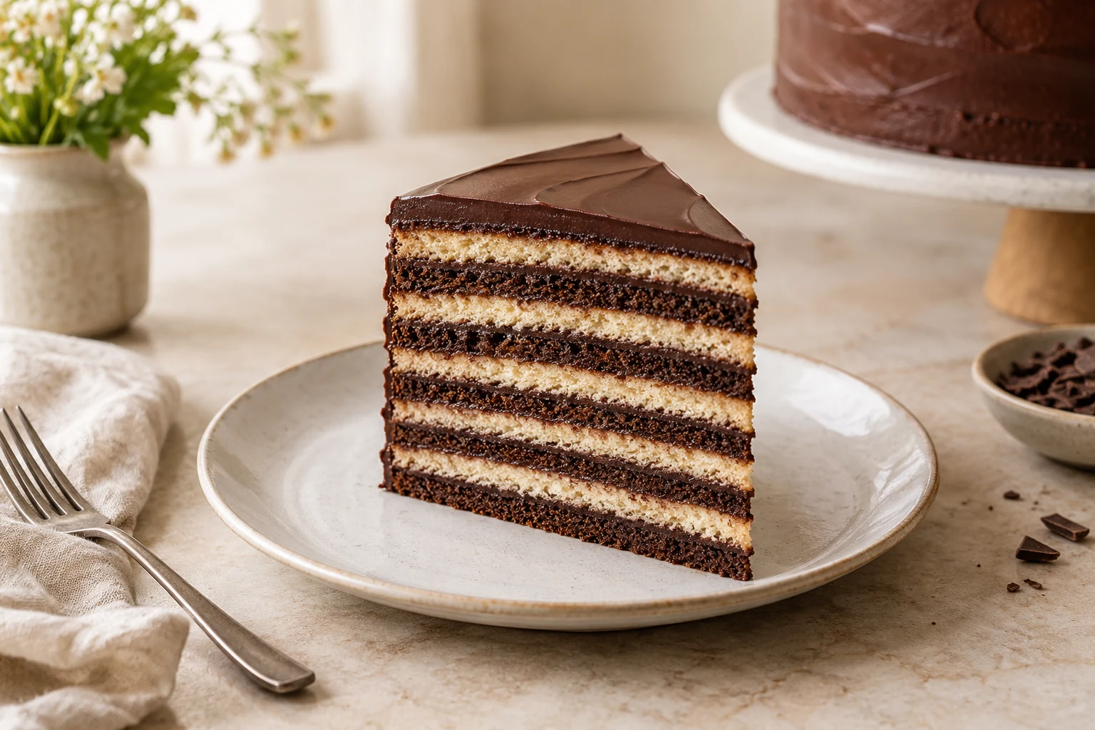 How to make Striped Cake (AI-generated image)