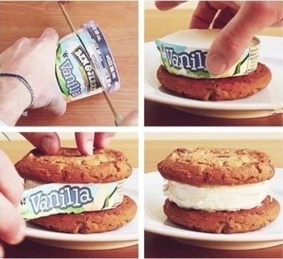 Perfect way to make an Ice-cream Sandwich