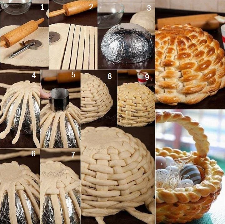 Braided Bread Dough Basket